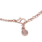 Buy Estele Rose Gold Plated Crystal Ring Link Bracelet for women - Purplle