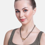 Buy Estele Gold Plated Nestled Mangalsutra Necklace for Women - Purplle