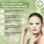 Buy TNW The Natural Wash Papaya Face Sheet Mask 20 gm - Purplle