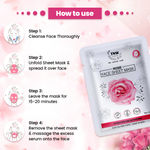Buy TNW The Natural Wash Rose Face Sheet Mask 20 gm - Purplle