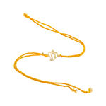 Buy Estele Gold Plated Aadi Dev Rakhi with Austrian Crystals and Fancy Silk Thread - Purplle