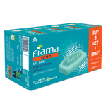 Buy Fiama Men Energizing Sport Gel Bar, With Ginseng, Lemongrass & skin conditioners For Moisturized Skin, 500g (125g - Pack of 3+1), Soap for Men - Purplle