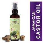 Buy EARTH THERAPY® Jamaican Castor Oil For Fuller Eyebrows Thicker Eyelashes Organic Oil - 100ML - Purplle