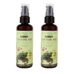 Buy EARTH THERAPY® Jamaican Castor Oil For Fuller Eyebrows Thicker Eyelashes Organic Oil - 100ML - Purplle
