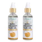 Buy EARTH THERAPY King Coconut Oil All Purpose Hair and Skin Care For Men & Women,100ML - Purplle