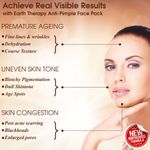 Buy EARTH THERAPY® Anti Acne & Pimple Face pack for WOMEN for excellent soothing and glowing effect - 75g - Purplle