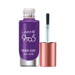 Buy Lakme 9 to 5 Primer + Gloss Nail Colour, PurpleMagic, 6ml - Purplle