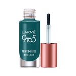 Buy Lakme 9 to 5 Primer + Gloss Nail Colour, EmeraldPower, 6 ml - Purplle