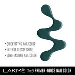 Buy Lakme 9 to 5 Primer + Gloss Nail Colour, EmeraldPower, 6 ml - Purplle
