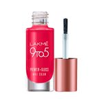 Buy Lakme 9 to 5 Primer + Gloss Nail Colour, RedCarnival, 6 ml - Purplle