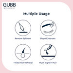 Buy GUBB Pointed Tweezer for Hair Removal, Hair Plucker - Purplle
