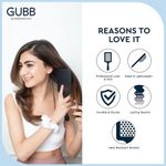 Buy GUBB Paddle Brush, Cushioned Hair Brush for Hair Styling (Large) - Vogue Range - Purplle