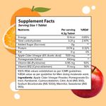 Buy PLIX World's First Apple Cider Vinegar 15 Effervescent Tablets, Pack of 4 (Orange Squeeze) with vitamin B12 | 100% vegan | No added Sugar | Easy to consume| Gluten Free - Purplle