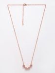 Buy Pujvi Fashions Amercian Diamod Rose gold foldable Pendant for girls and womens - Purplle