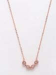 Buy Pujvi Fashions Amercian Diamod Rose gold foldable Pendant for girls and womens - Purplle
