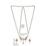 Buy Pujvi Fashions Women pride AD Mangalsutra set for Womens. - Purplle