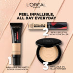 Buy L'Oreal Paris Infallible full wear Full coverage Concealer 317 Almond 10g - Purplle