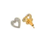 Buy Silvermerc Designs Love Pendant Heart studs earrings Mangalsutra Necklace - Purplle