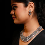 Buy Ishhaara DIAMOND CHOKER NECKLACE - SILVER - Purplle
