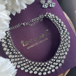 Buy Ishhaara DIAMOND CHOKER NECKLACE - SILVER - Purplle