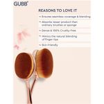 Buy GUBB Oval Premium Makeup Brush - Purplle