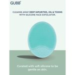 Buy GUBB Silicon Face Cleansing Brush Made With Ultra Hygienic Soft Silicone - Soft & Thin Bristles - Purplle