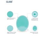 Buy GUBB Silicon Face Cleansing Brush Made With Ultra Hygienic Soft Silicone - Soft & Thin Bristles - Purplle