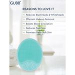 Buy GUBB Silicon Face Cleansing Brush Made With Ultra Hygienic Soft Silicone - Soft & Thin Bristles - Purplle