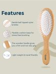 Buy GUBB Oval Hair Brush GB-LH-041 ( Wooden Hues) - Purplle