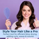Buy GUBB Vents Oval Hair Brush (French Hues) - Purplle
