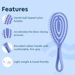 Buy GUBB Vents Oval Hair Brush (French Hues) - Purplle