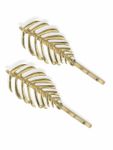 Buy GUBB Golden Glory Leaf Hair Clips - Purplle