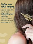 Buy GUBB Golden Glory Leaf Hair Clips - Purplle