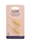 Buy GUBB Golden Glory Leaf Hair Clips - Purplle