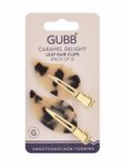 Buy GUBB Caramel Delight Leaf Hair Clips 2 Pcs - Purplle