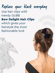 Buy GUBB Bow Delight Hair Clips 2 Pcs - Purplle