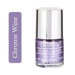 Buy DeBelle Gel Nail Lacquer Chrome Wine Metallic Purple Nail Polish - 8 ml - Purplle