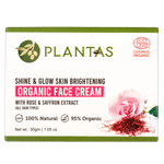 Buy Plantas Shine & Glow Skin Brightening Organic Face Cream - Purplle