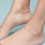 Buy Zavya 925 Sterling Silver Anklet Rose Gold-Plated - Single| With Certificate of Authenticity and 925 Hallmark - Purplle