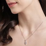 Buy Zavya 925 Sterling Silver Jewellery Set Silver Cubic Zicronia | With Certificate of Authenticity and 925 Hallmark - Purplle