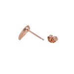 Buy ZAVYA 925 Sterling Silver Rose Gold-plated Heart in Heart CZ Jewellery Set with Link Chain | With Certificate of Authenticity and 925 Hallmark - Purplle