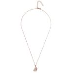 Buy ZAVYA 925 Sterling Silver Rose Gold-plated Heart in Heart CZ Jewellery Set with Link Chain | With Certificate of Authenticity and 925 Hallmark - Purplle
