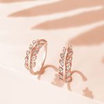 Buy Zavya 925 Sterling Silver Toe Rings Rose-Gold Plated CZ Studded Leafy Adjustable | With Certificate of Authenticity and 925 Hallmark - Purplle