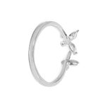 Buy Zavya 925 Sterling Silver Finger Ring Rhodium-Plated Silver-Toned Butterfly | With Certificate of Authenticity and 925 Hallmark - Purplle