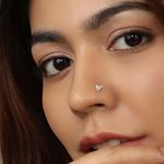 Buy ZAVYA 925 Sterling Silver Rhodium-plated Minimal CZ Studded Nose Pin Set | With Certificate of Authenticity and 925 Hallmark - Purplle
