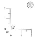 Buy ZAVYA 925 Sterling Silver Rhodium-plated Minimal CZ Studded Nose Pin Set | With Certificate of Authenticity and 925 Hallmark - Purplle