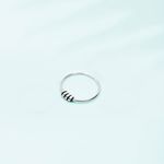 Buy ZAVYA 925 Sterling Silver Oxidised Nose Ring - Purplle
