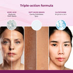 Buy Kozicare Skin Lightening Scrub Deep Cleansing & Exfoliating Formula Enriched With Kojic Acid & Glutathione 100 gm - Purplle