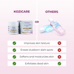 Buy Kozicare Skin Lightening Scrub Deep Cleansing & Exfoliating Formula Enriched With Kojic Acid & Glutathione 100 gm - Purplle