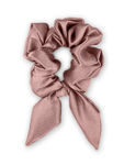 Buy Mueras Set of 2 Bow Tie Knot Scrunchies in RoseGold and Dust Rose - Purplle